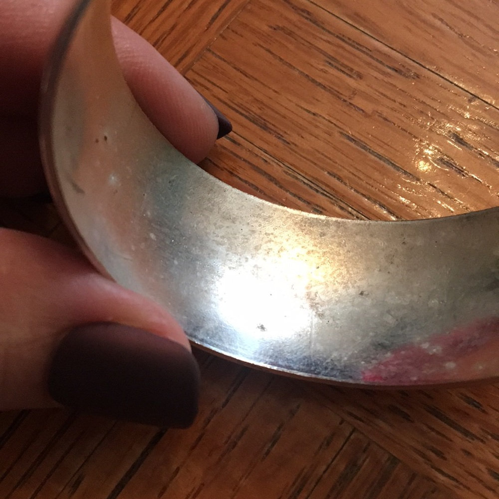 ⛸TRADED⛸Vintage Tibetan Silver elephant cuff bracelet - Picture 6 of 13